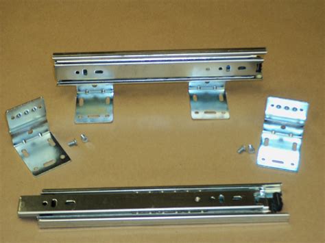 drawer slides mounting brackets metal longer|drawer slides side mount bracket.